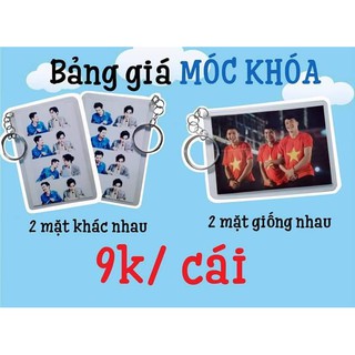 Móc khóa ép plastic THEO YÊU CẦU 2 MẶT
