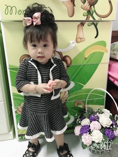 Combo Sét váy dạ cho bé gái ( Thanh)