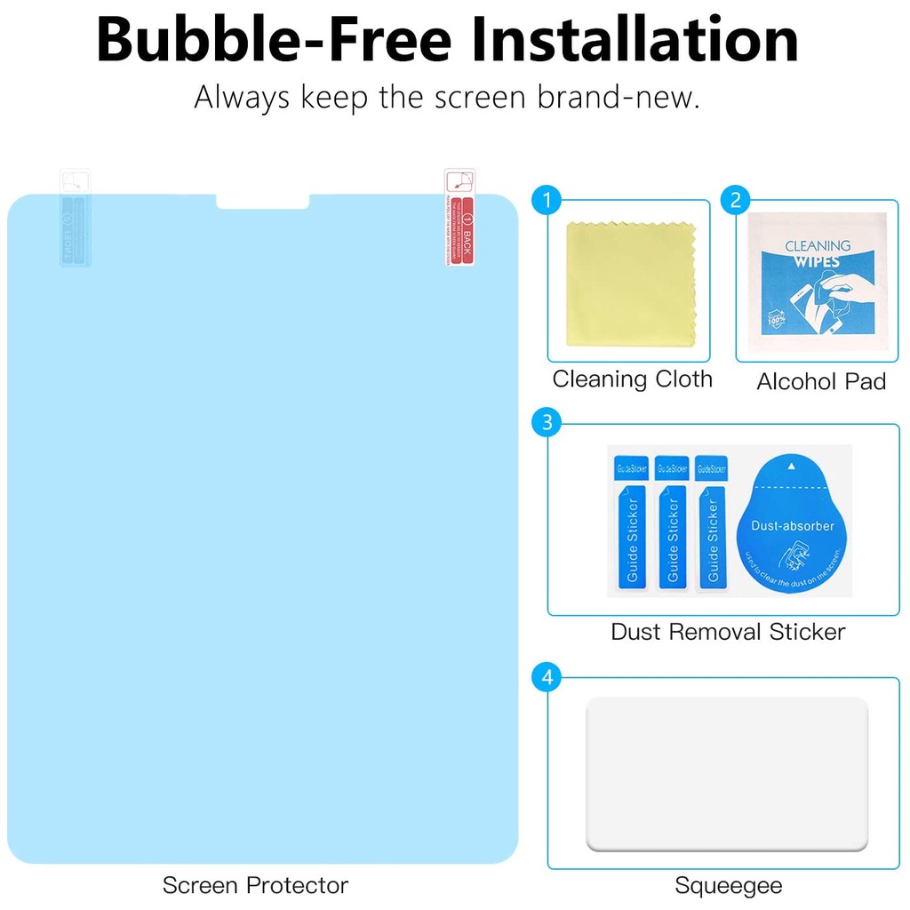 Miếng Dán Bảo Vệ Màn Hình Máy Tính Bảng Chống Trầy Cho iPad Air 5 / 4 10.9 inch 2022 / 2020 iPad Pro 11 inch 2022 / 2021 / 2020 / 2018