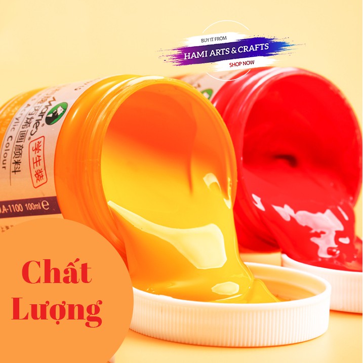 Màu Acrylic Maries dạng hủ 100ml - P1