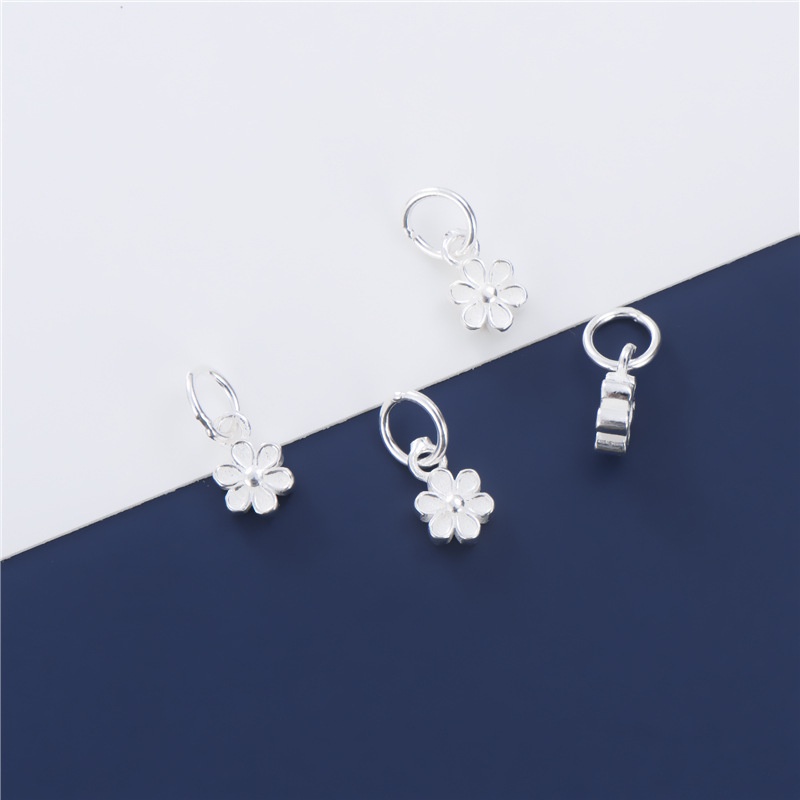 Mặt Dây Chuyền Bạc 925 Hình Hoa Nhỏ Xinh Xắn