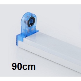 Bộ 2 Máng Đèn Tuýp Led 90cm, Máng Cho Bóng Tuýp Led T8 90cm