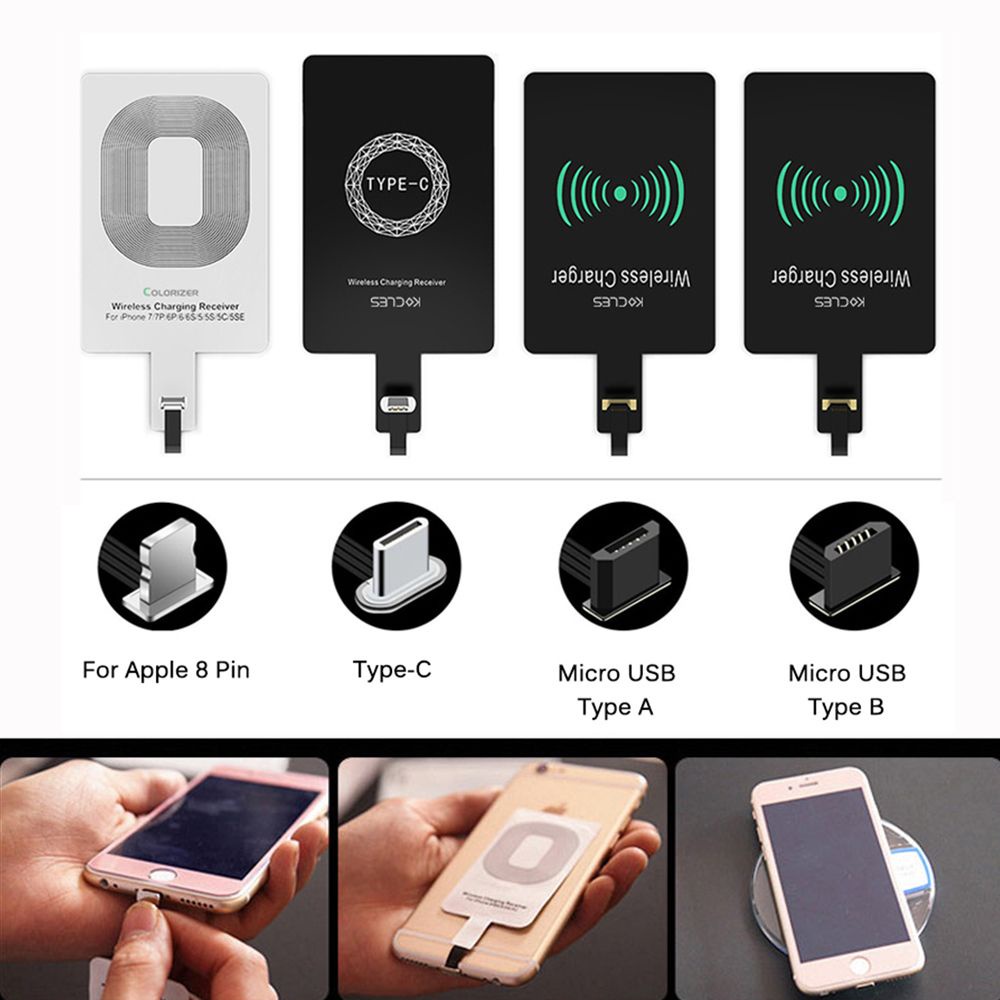 Miếng nhận sạc không dây Qi thích hợp cho iPhone 5 5S SE 6 6S 6Plus 7 Plus