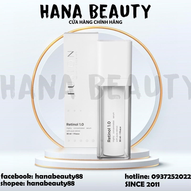 Kem dưỡng trắng tái tạo da Fushion Retinol 1.0