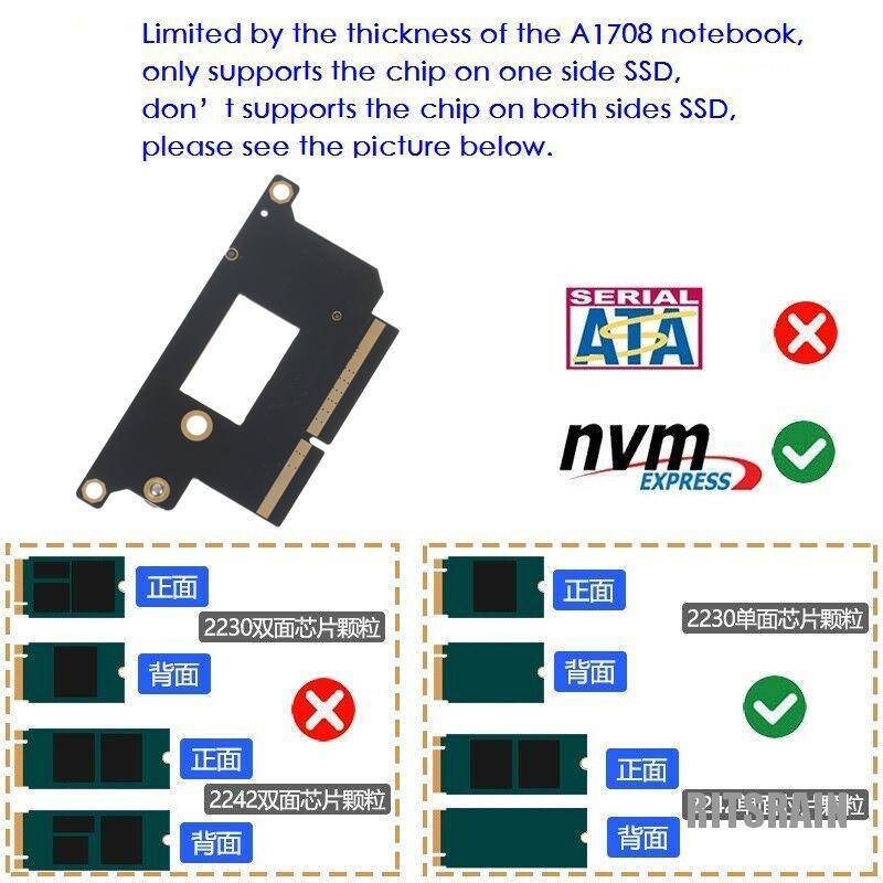 Card Chuyển Đổi Nvme M.2 Ngff Ssd Cho 13 "2016-2017 Macbook Pro A1708 | BigBuy360 - bigbuy360.vn