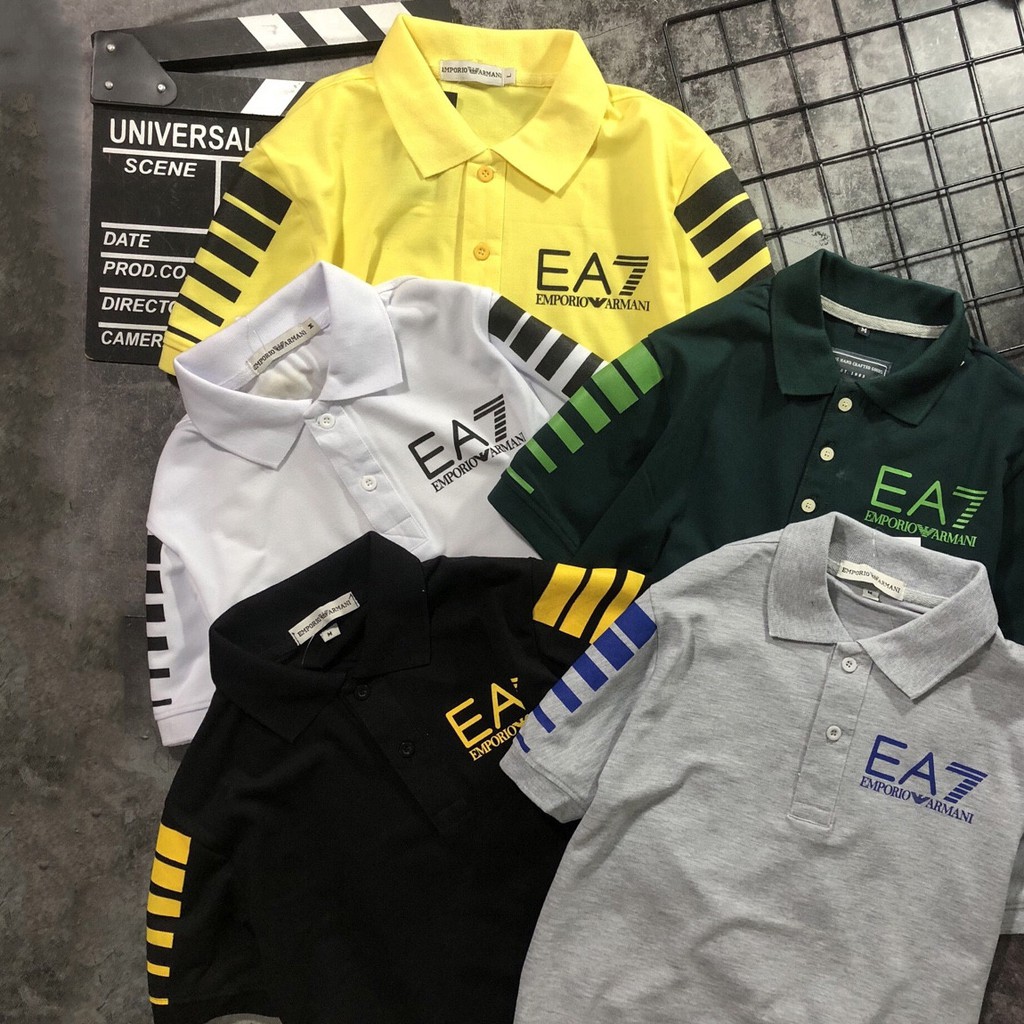 Áo thun nam có cổ EA7 cao cấp KENSTORE89 ATV118
