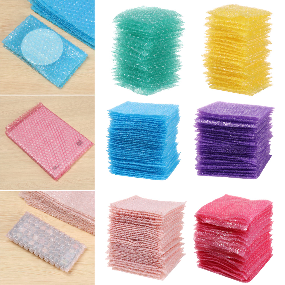 Set 50 túi bao bì bong bóng bền bỉ tiện dụng