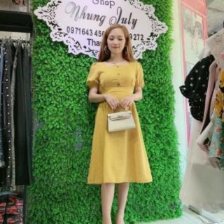 (ảnh tự chụp) đầm v38, đầm suông, đầm kẻ