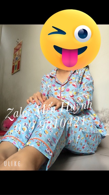 Pijama tay dài quần dài