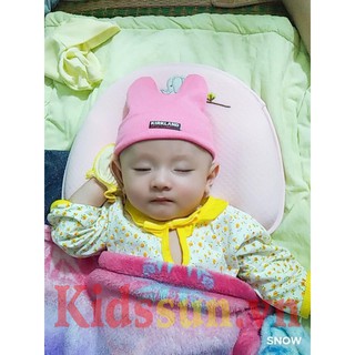 GỐI CAO SU BABYMOOV CHO TRẺ - CHẤT LIỆU CAO SU NON -MỀM MẠI CHỐNG MÉO ĐẦU CHO TRẺ - TỐT CHO SƯƠNG CỦA BÉ