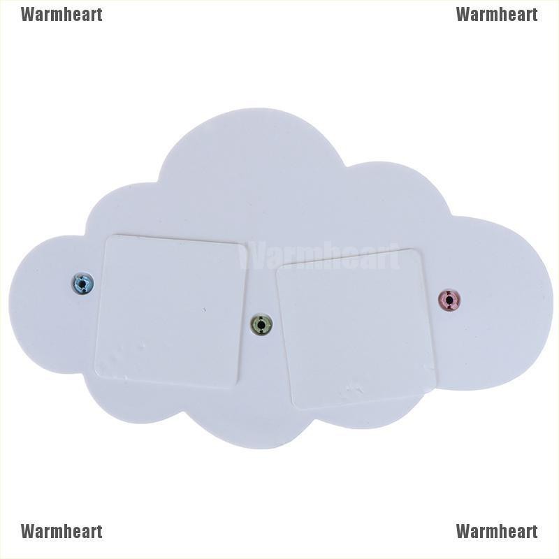 Warmheart Creative Star Moon Cloud Shape Nail-free Hat Clothes Hooks Shelf Hanging Hanger