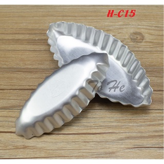 Khuôn tart trứng M-C15 hình hoa cúc lớn dạng thuyền