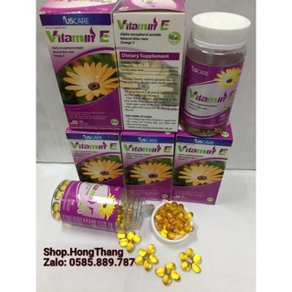 Viên uống vitamin E hoa cúc đẹp da, chống lão hoá, làm mịn và sáng da