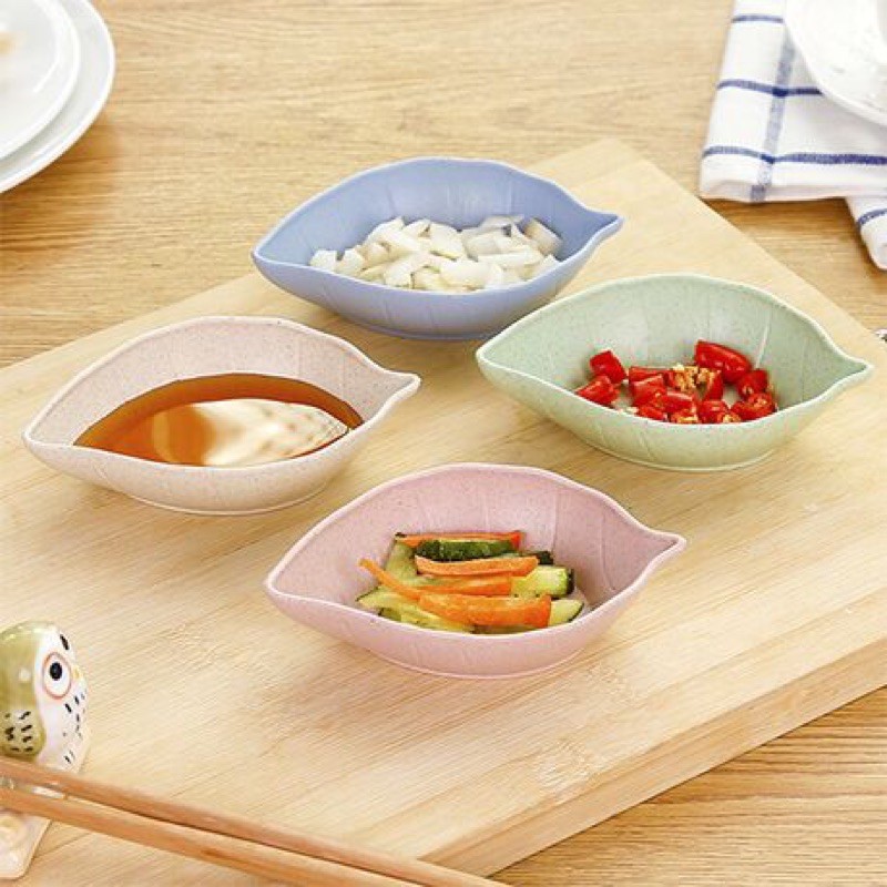 Combo 2 chén (bát ) đựng gia vị , nước chấm, chén mini cho bé ăn dặm kiểu Nhật bằng nhựa lúa mạch an toàn | BigBuy360 - bigbuy360.vn