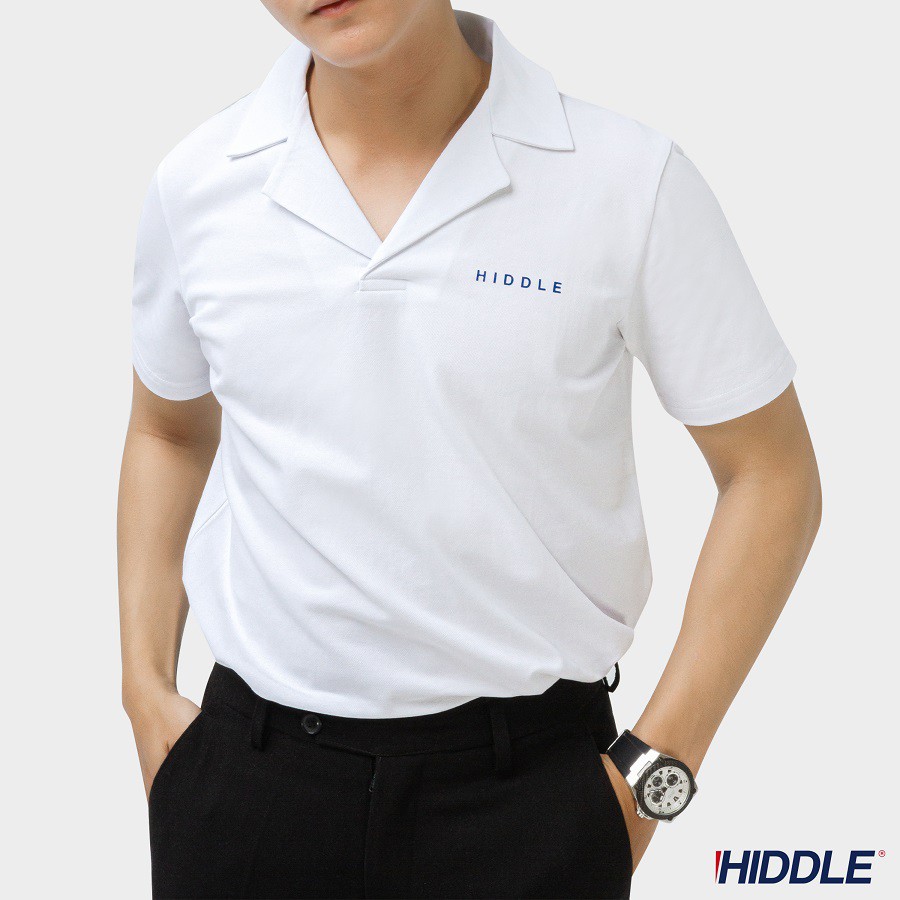 Áo polo nam cổ vest chất cotton cao cấp co giãn 4 chiều HIDDLE 3011205/3011206