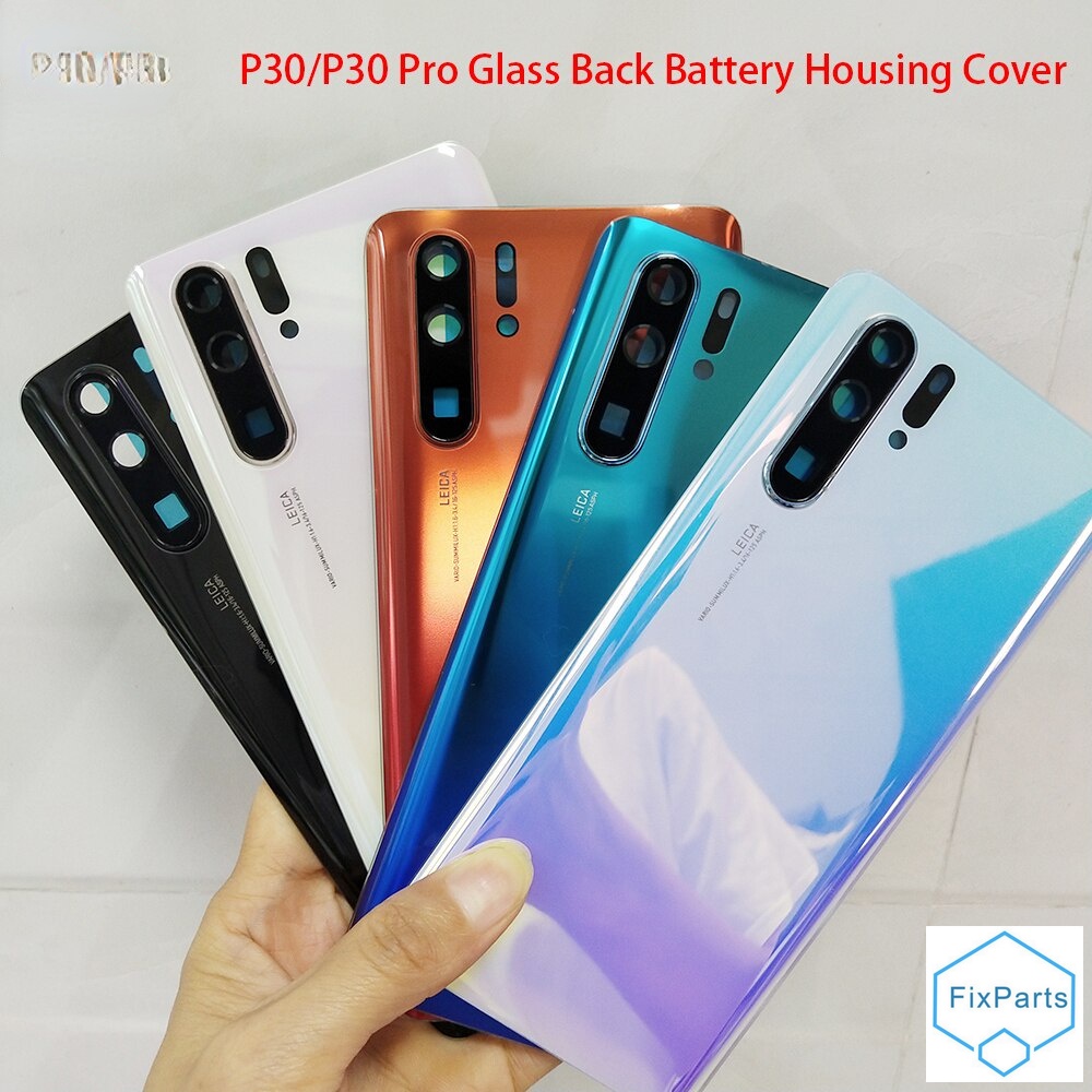 Nắp Lưng Điện Thoại Bằng Kính + Ống Kính Thay Thế Chuyên Dụng Cho Hua wei P30Pro P30 Panel P30 Pro
