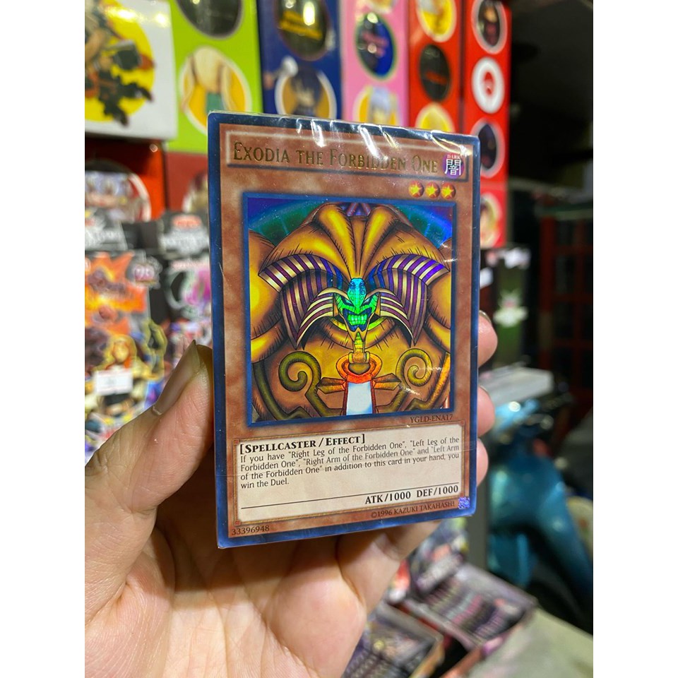 Bộ thẻ bài Yugi - Exodia Deck - Vị thần sức mạnh - Lấy từ hộp Yugi's Legendary Decks 2021 - Nguyên sealed - YGLD