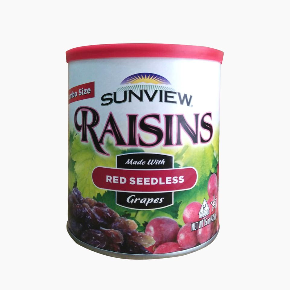 Nho Khô Mỹ Không Hạt Sunview Raisins (Nho Vàng)