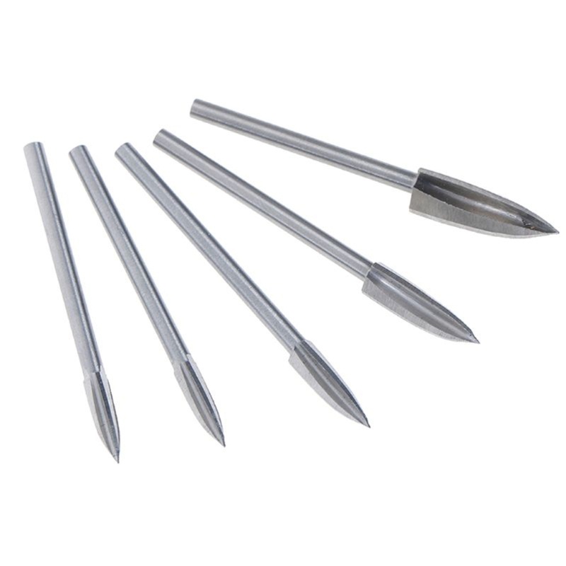 Set 5 Mũi Khoan Điêu Khắc Gỗ HSS 3mm Chuyên Dụng
