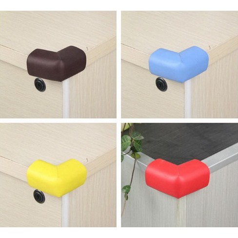 Set 4 chiếc bịt góc bàn bằng xốp có keo dán