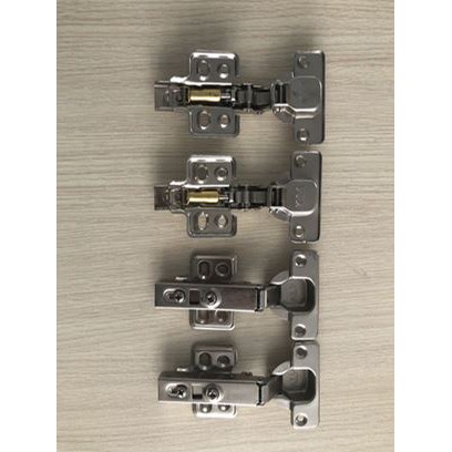 Bộ 4 bản lề giảm chấn Inox thẳng, lõi đồng,tháo lắp nhanh dùng làm cánh cửa