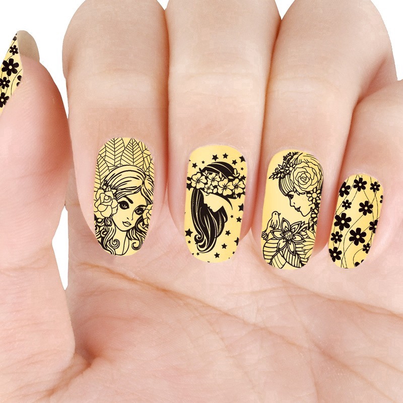 [Hàng mới về] Khay in hình trang trí móng tay nghệ thuật Beautybigbang xl-025