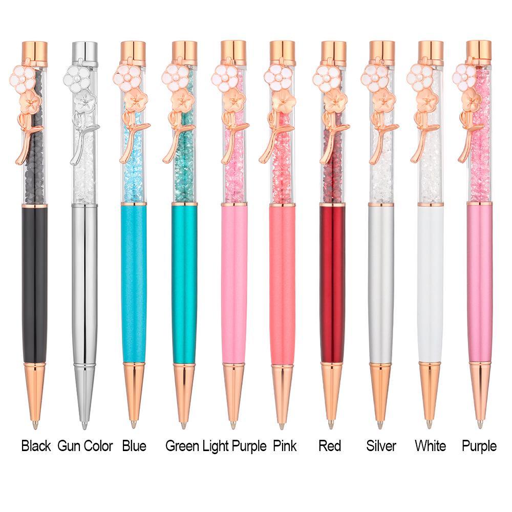 LAKAMIER Bút Bi Hình Hoa Đính Pha Lê Xinh Xắn