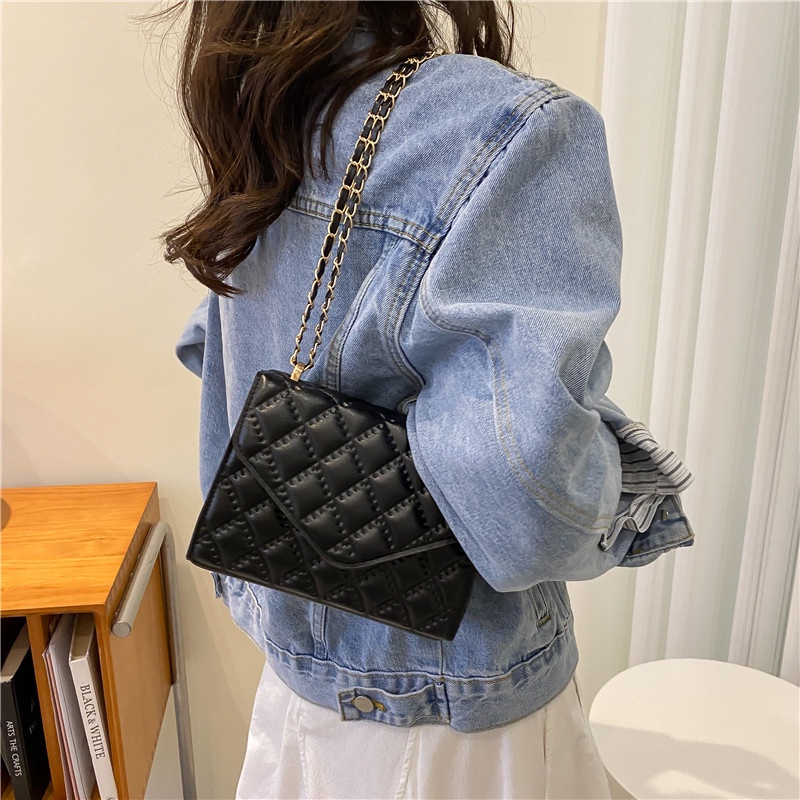 Túi Đeo Chéo Đính Ngọc Trai Thời Trang Nữ Đơn Giản 2022