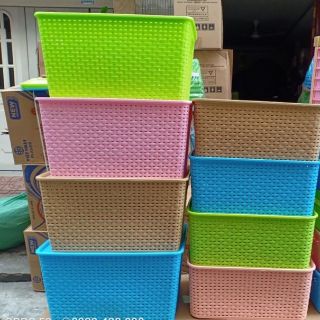RỔ ĐỰNG ĐỒ CÓ NẮP VIỆT NHẬT CÁC CỠ