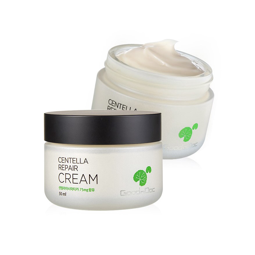 Kem Dưỡng Da Cấp Ẩm, Làm Dịu Da, Phục Hồi Da, Giảm Thâm Nám GoodnDoc Centella Repair Cream 50ml