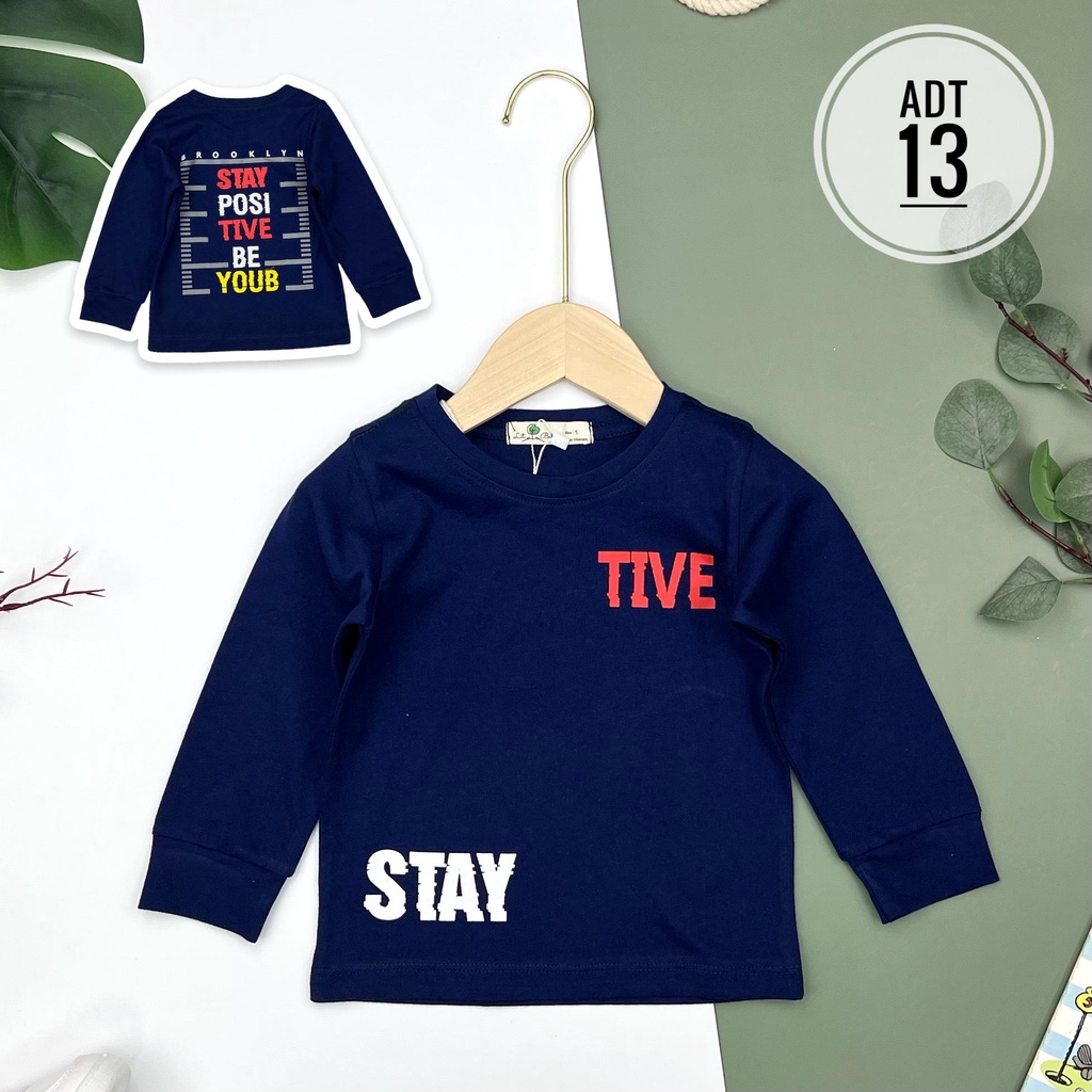 Áo thun dài tay thu đông LITIBABY cho bé trai, size 1,2,3,4,5,6,7 tuổi