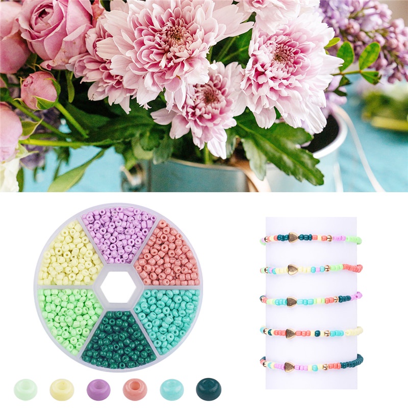 Bộ hạt tròn nhỏ 3mm dùng làm trang sức thủ công