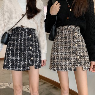 Chân váy dạ tweed sang chảnh V17