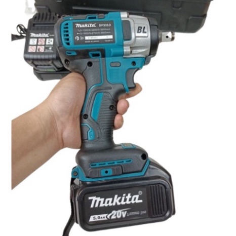 Máy Siết Bulong MAKITA 20V Hàng Cao Cấp Lõi Đồng Không Chổi Than, 3 Đèn Led Trợ Sáng