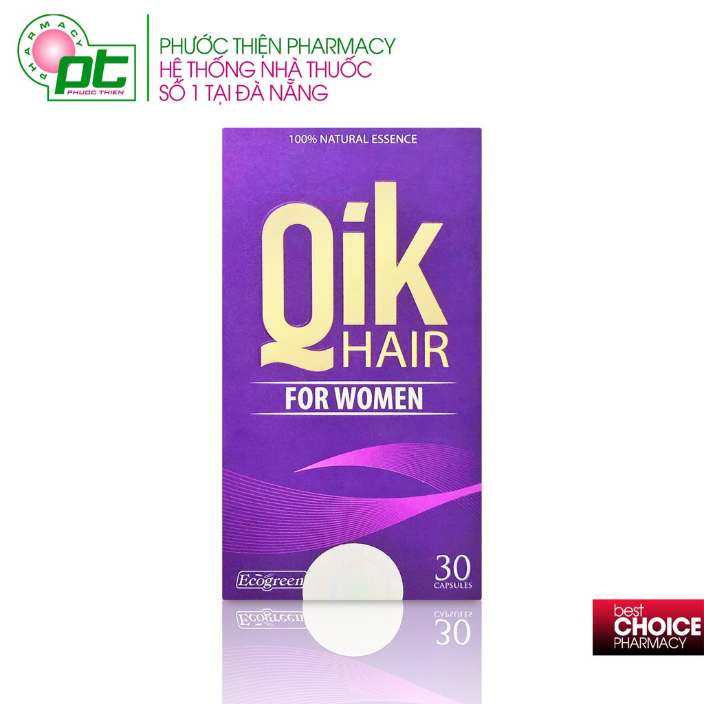 Viên Uống Giảm Rụng Tóc Qik Hair For Women Lọ 30 viên