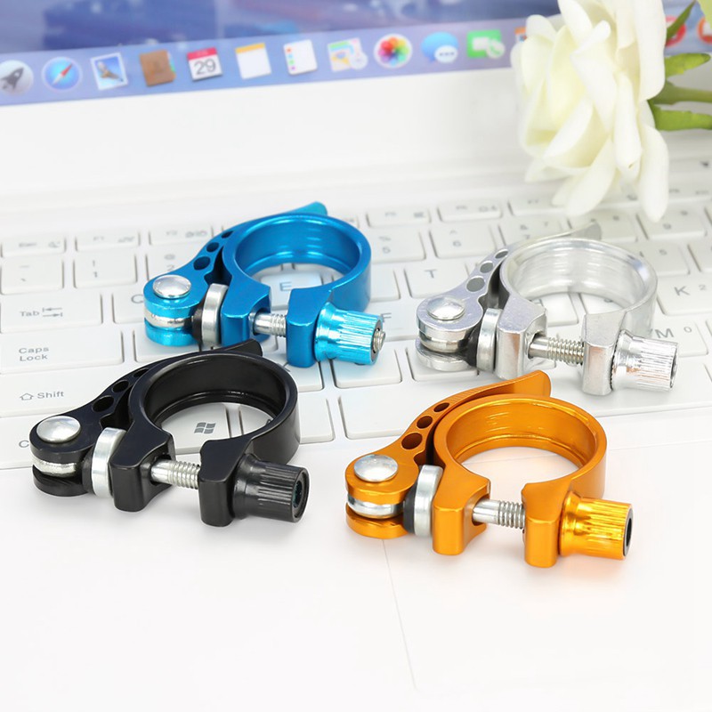 Vòng kẹp cọc yên xe đạp leo núi chất liệu hợp kim nhôm 31.8