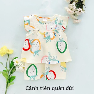 Bộ tole bé gái (cánh tiên quần đùi)