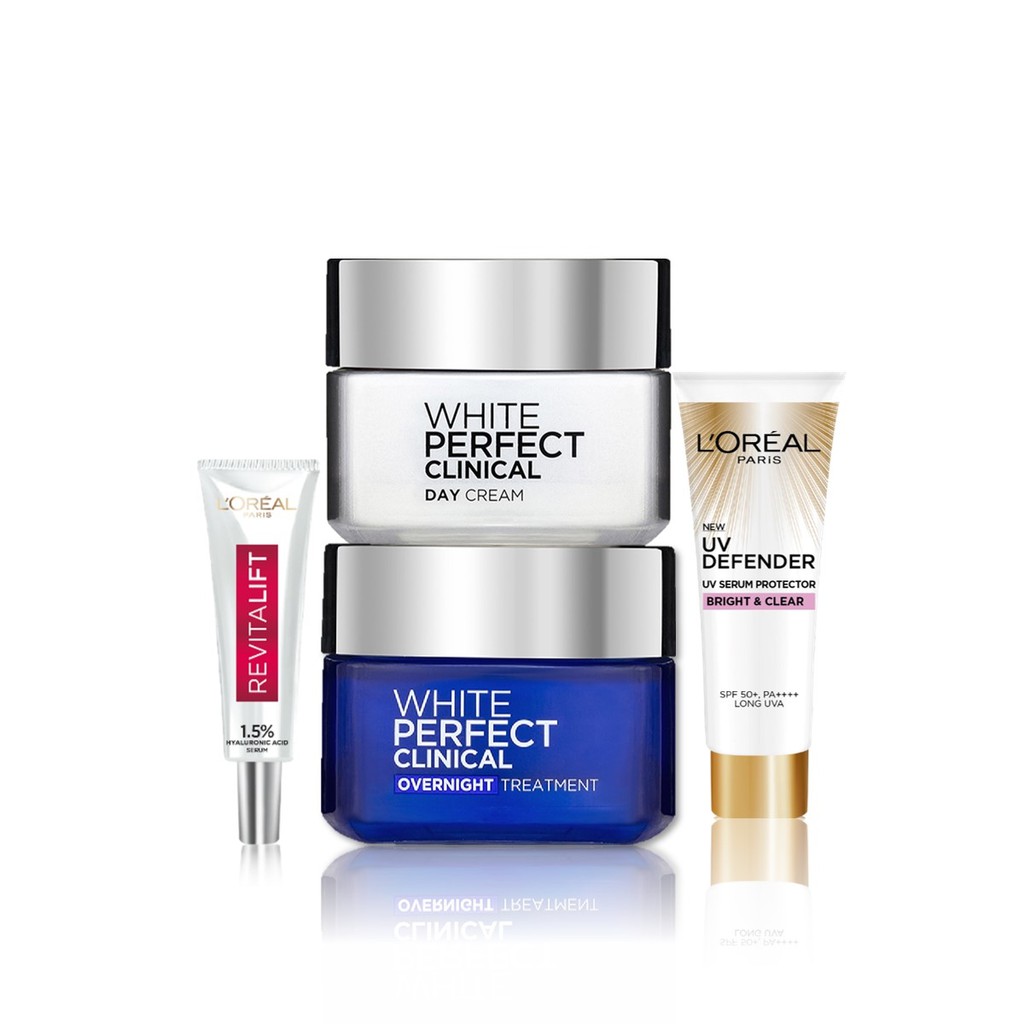 [Mã FMCGMALL giảm 8% đơn 250K] Bộ kem dưỡng trắng giảm thâm nám & serum siêu cấp ẩm & kem chống nắng L'Oreal Paris | BigBuy360 - bigbuy360.vn