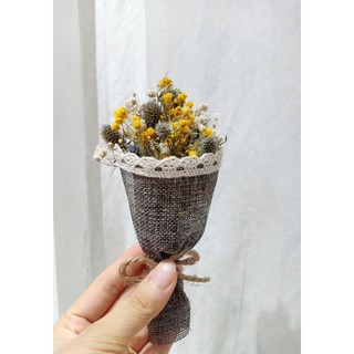 Bó hoa khô mini làm decor, phụ kiện chụp hình,làm thiệp hoa handmade,  quà tặng người thương