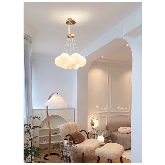 Đèn chùm thả hình mặt trăng Moon series phong cách Bắc Âu sang trọng