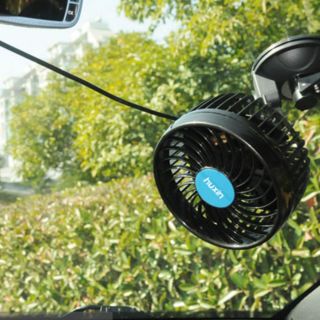 Quạt đơn dán kính siêu tiện lợi 12v 24v