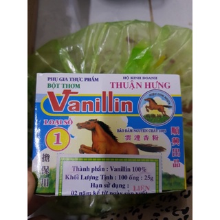 Hương Vani bột 1 vỉ 10 ống