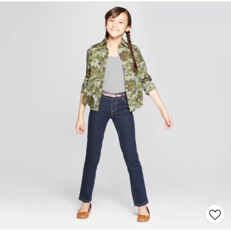 Quần jean dài bé gái