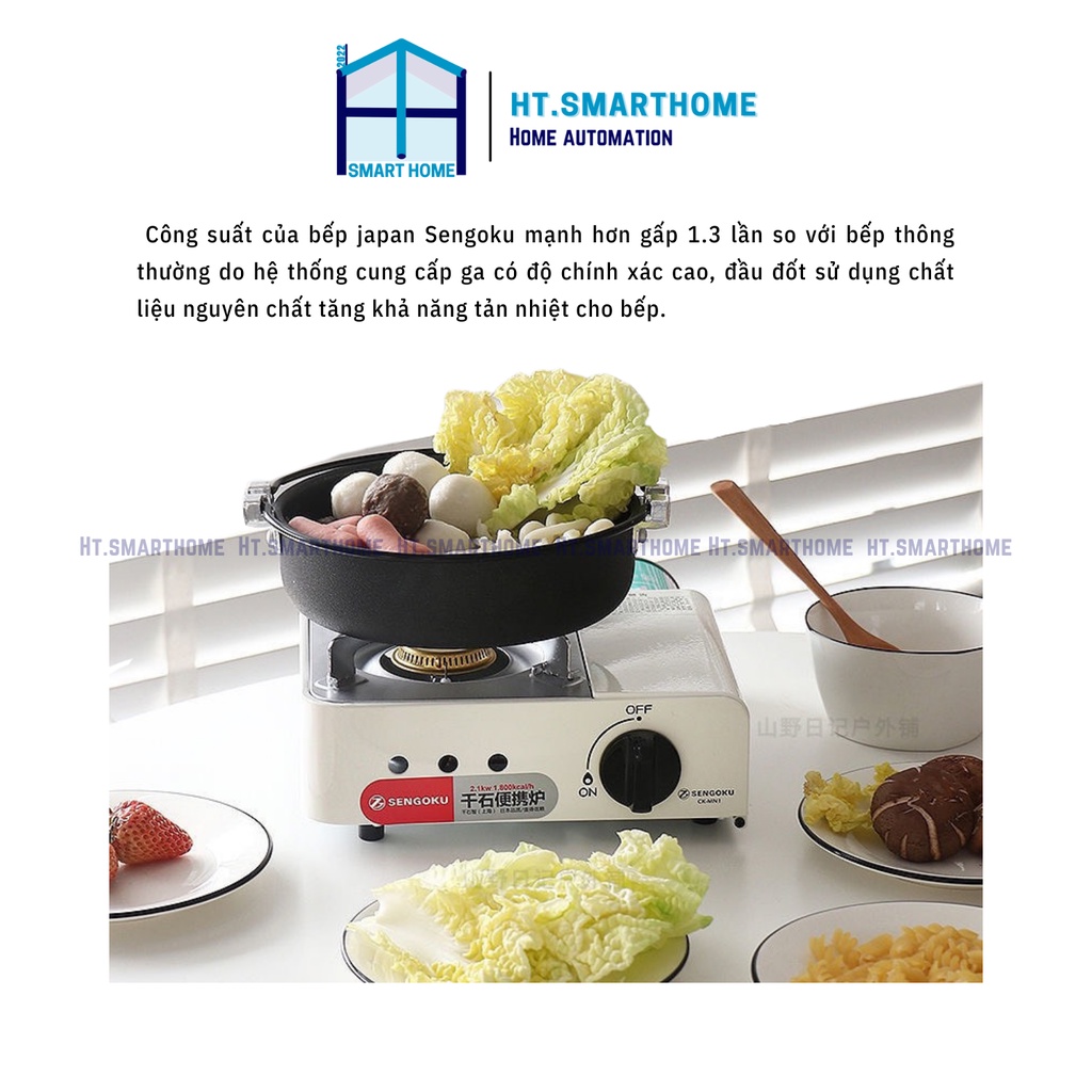 Bếp ga mini dã ngoại ngoài trời Sengoku - Nhỏ gọn, tiện lợi mang đi picnic, giã ngoại