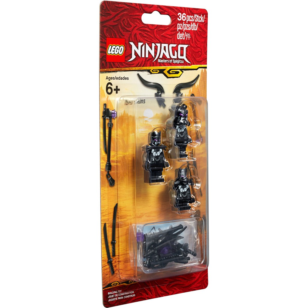 853866 LEGO Ninjago Oni Villains Accessory Set - Vỉ 3 nhân vật quỷ Oni và phụ kiện