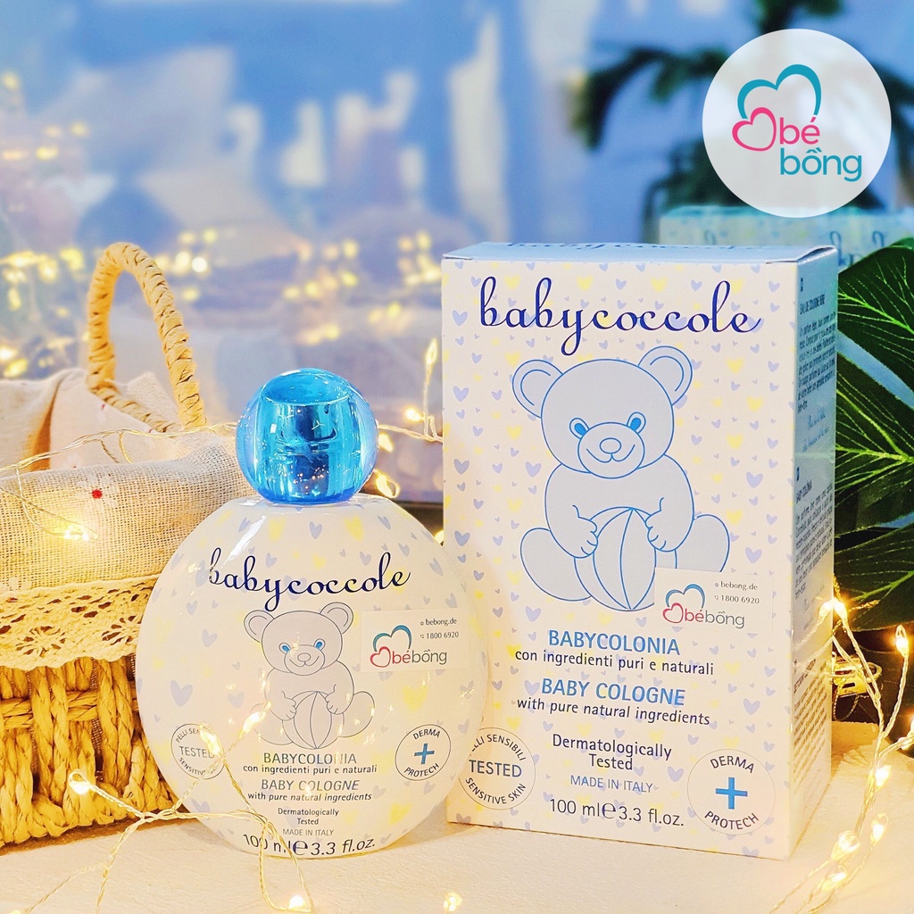 Nước Hoa chiết xuất hoa sen Babycoccole 0M+ Ý 100ml