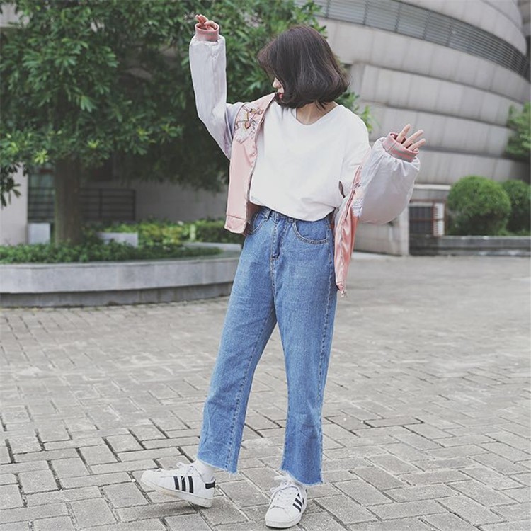 [Có Sẵn] Bomber thêu hoa Hàn Quốc #055 | BigBuy360 - bigbuy360.vn