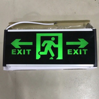 Đèn thoát hiểm exit 2 mặt