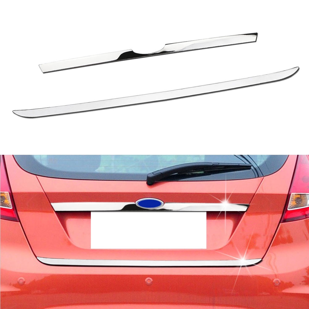 Nhãn dán phía sau bằng thép không gỉ cho xe hơi Ford Fiesta Hatchback 2009 - 2014