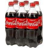 Lốc 6 Chai Nước Giải Khát Có Gas Coca-Cola (600ml / Chai)
